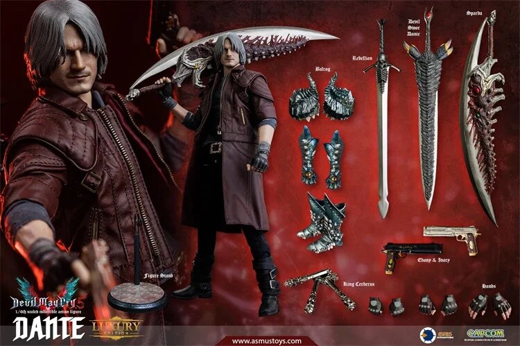 Аксессуары для игрушек в наличии Asmus Asia 1/6 Devil Hunter Ghost Cry 5 Dante Luxury Edition DMC502LUX экшн-фигурки модели игрушки подарки, original box