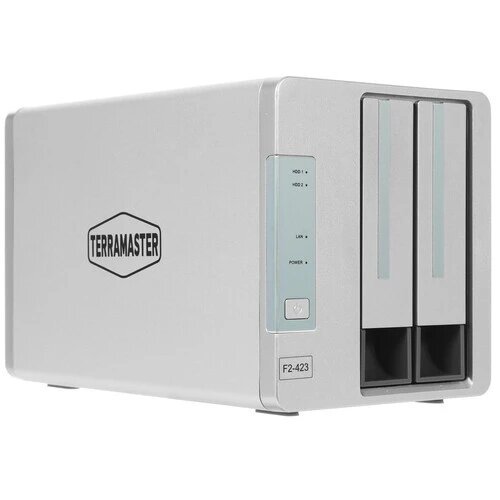F2-423 / Сетевое хранилище (NAS) TerraMaster F2-423 [2 шт x 3.5" или 2.5", 2000 МГц, 4 ГБ, USB 3.2 G