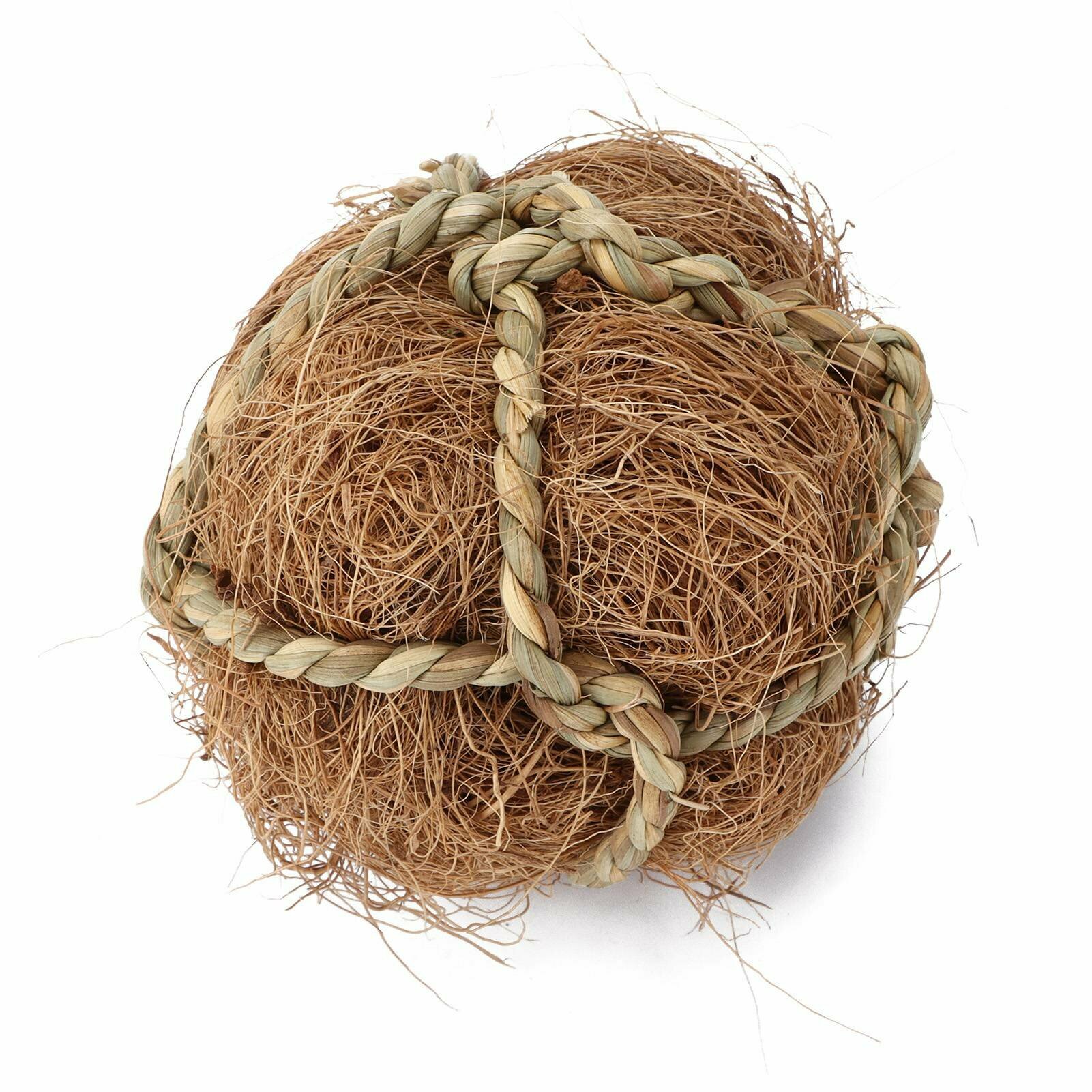 Шарики из кокосового волокна здоровье зубов кролики жевательные шарики игрушки для кроликов шиншилла