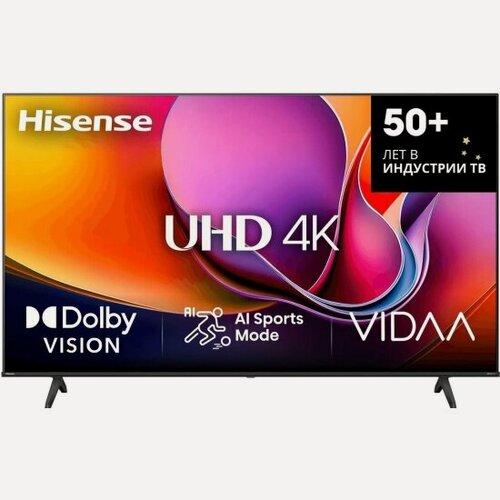 Изображение товара Телевизор Hisense 43A6Q, 4K Ultra HD, Смарт ТВ VIDAA, черный