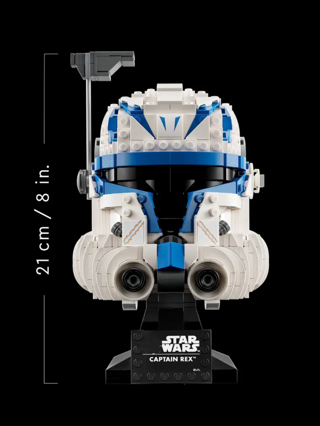 Конструктор Шлем Капитана Рекса, совместим с Lego Star Wars, 854 детали — фото 1
