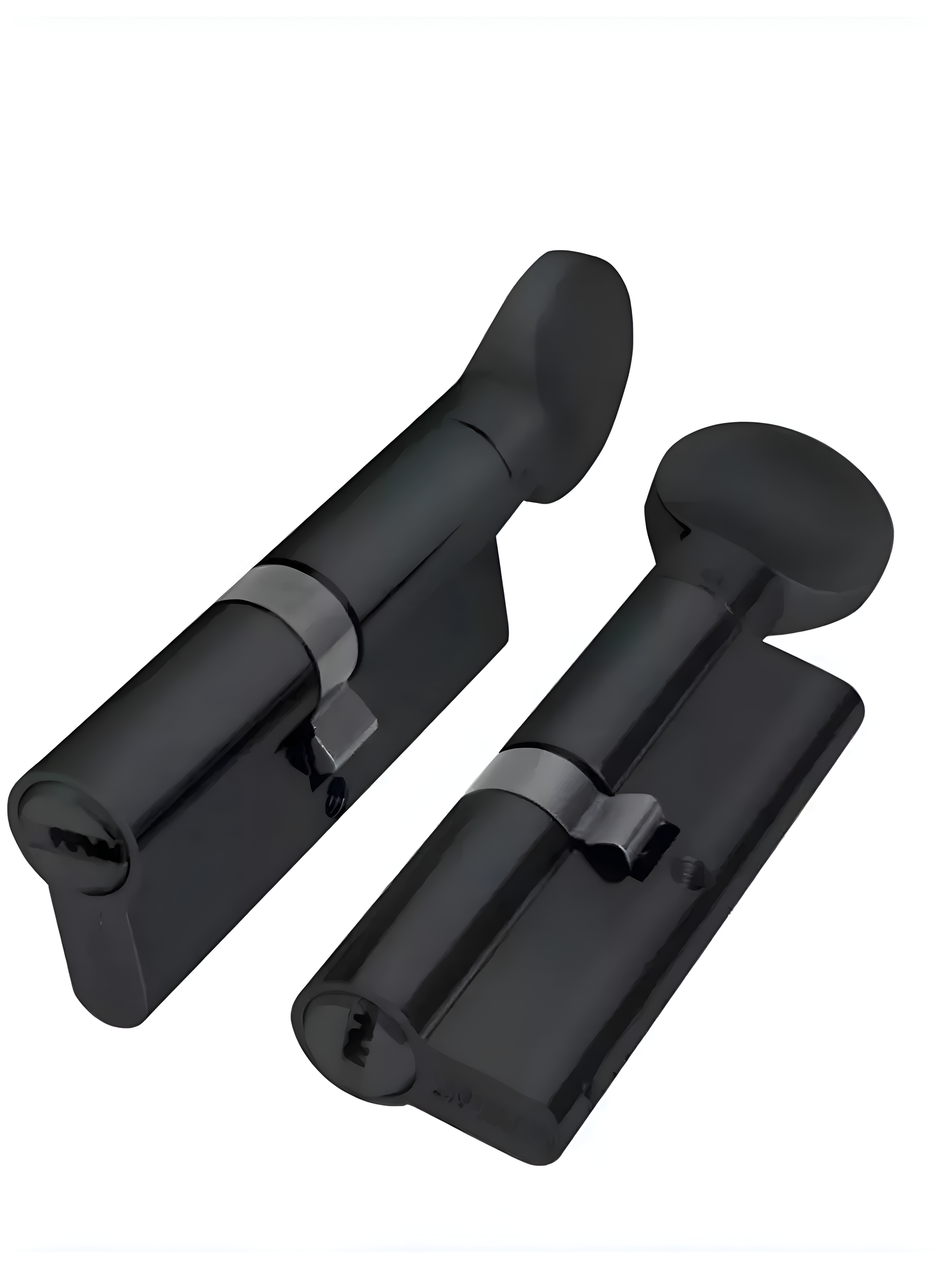 Личинка для замка с вертушкой Vantage ZС60 30C/30 BL 5 ключей, с защитой от бампинга, черный