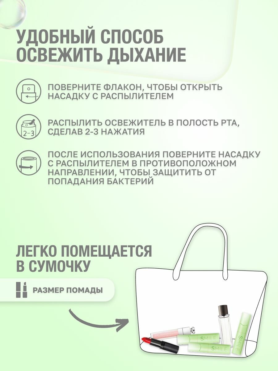 Спреи Для Полости Рта Спрей для полости рта HCj / Освежитель дыхания для рта со вкусом мяты и лайма