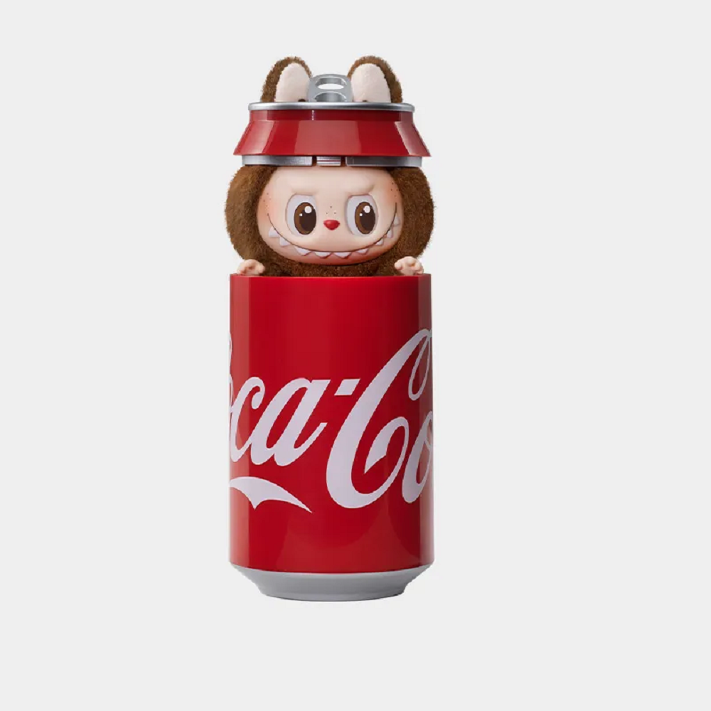 Монстр MYSTERIOUS GUEST, LABUBU THE MONSTERS - COCA-COLA SERIES, игрушка - подвеска Лабубу, реплика 17 см