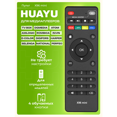 Пульт TV BOX X96 mini для приставок и медиаплееров