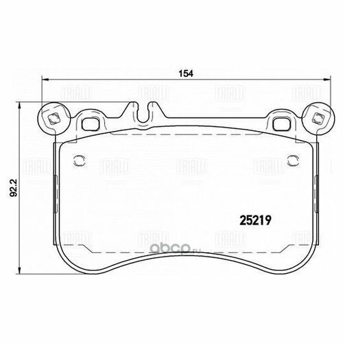 Колодки торм. для а/м Mercedes E (W212) (09-)/S (W221) (05-)/CLS (W218) (10-) ди Trialli PF150601