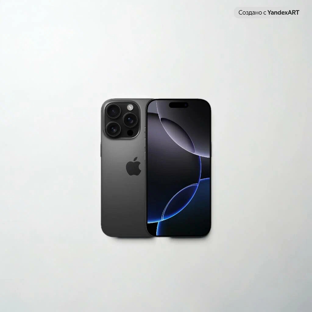 Смартфон Apple iPhone 16 Pro Max 256GB, Black Titanium, Dual eSIM ( без физической SIM-карты )