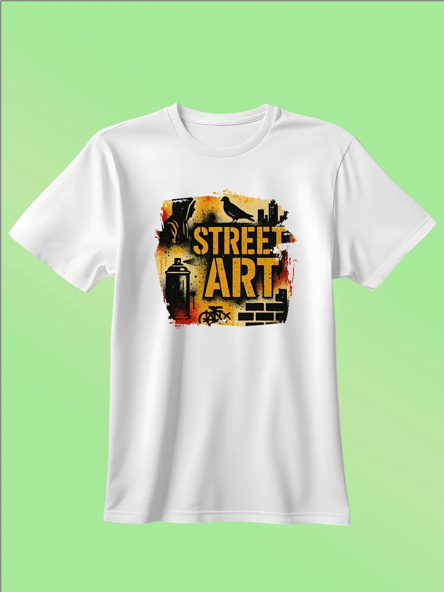 Футболка Zerosell street art надпись