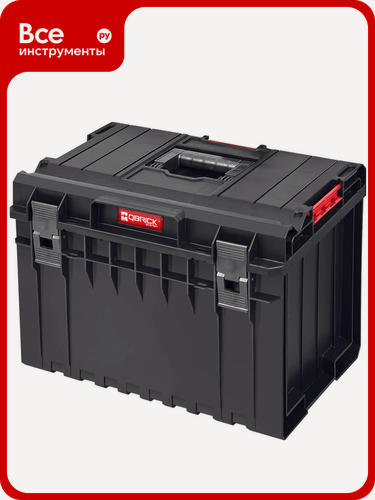 Изображение товара Ящик для электроинструмента с ударопрочным пластиковым корпусом, высокой нагрузкой, модульным форм‑фактором, черный