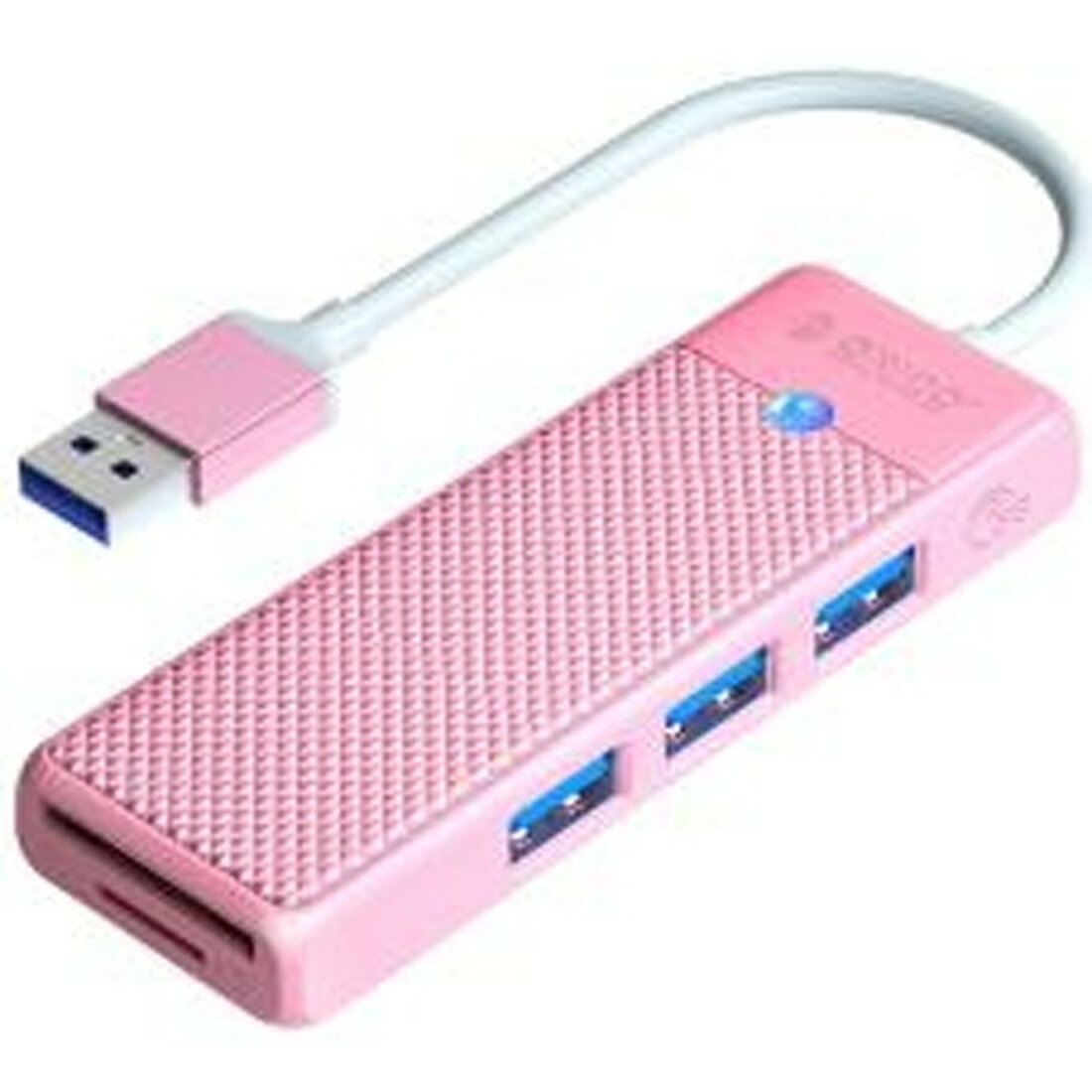 Разветвитель Orico PAPW3AT-U3-015, USB 3.0, 3 порта, розовый