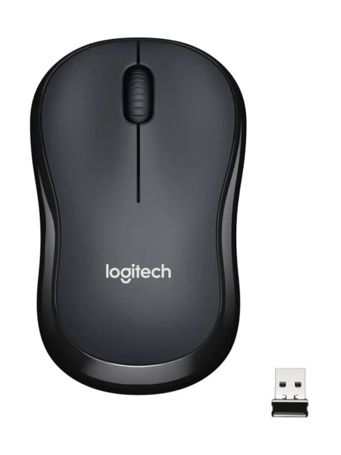 Мышь Logitech M220, беспроводная, 3 программируемые клавиши, серая