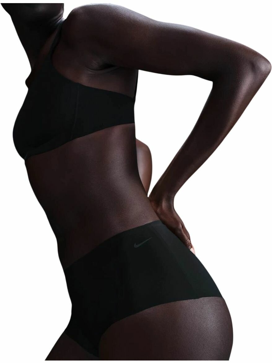 Трусы NIKE Leak Protection: Period Boyshort Underwear, размер XL, черный