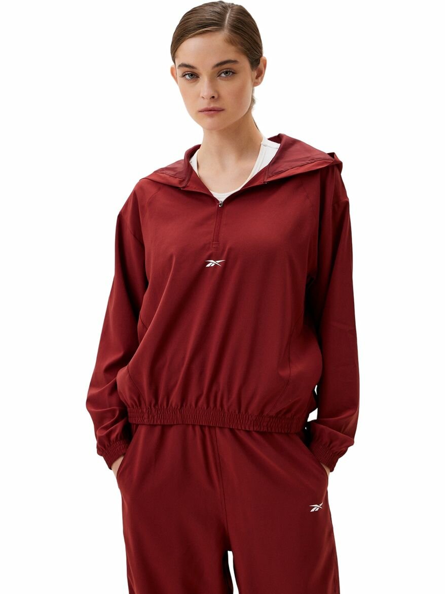 Ветровка Reebok, размер XL INT, бордовый