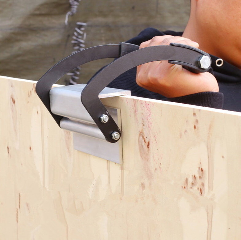 Захват для переноски гипсокартона ОСБ ДСП / Захват для переноски листовых материалов