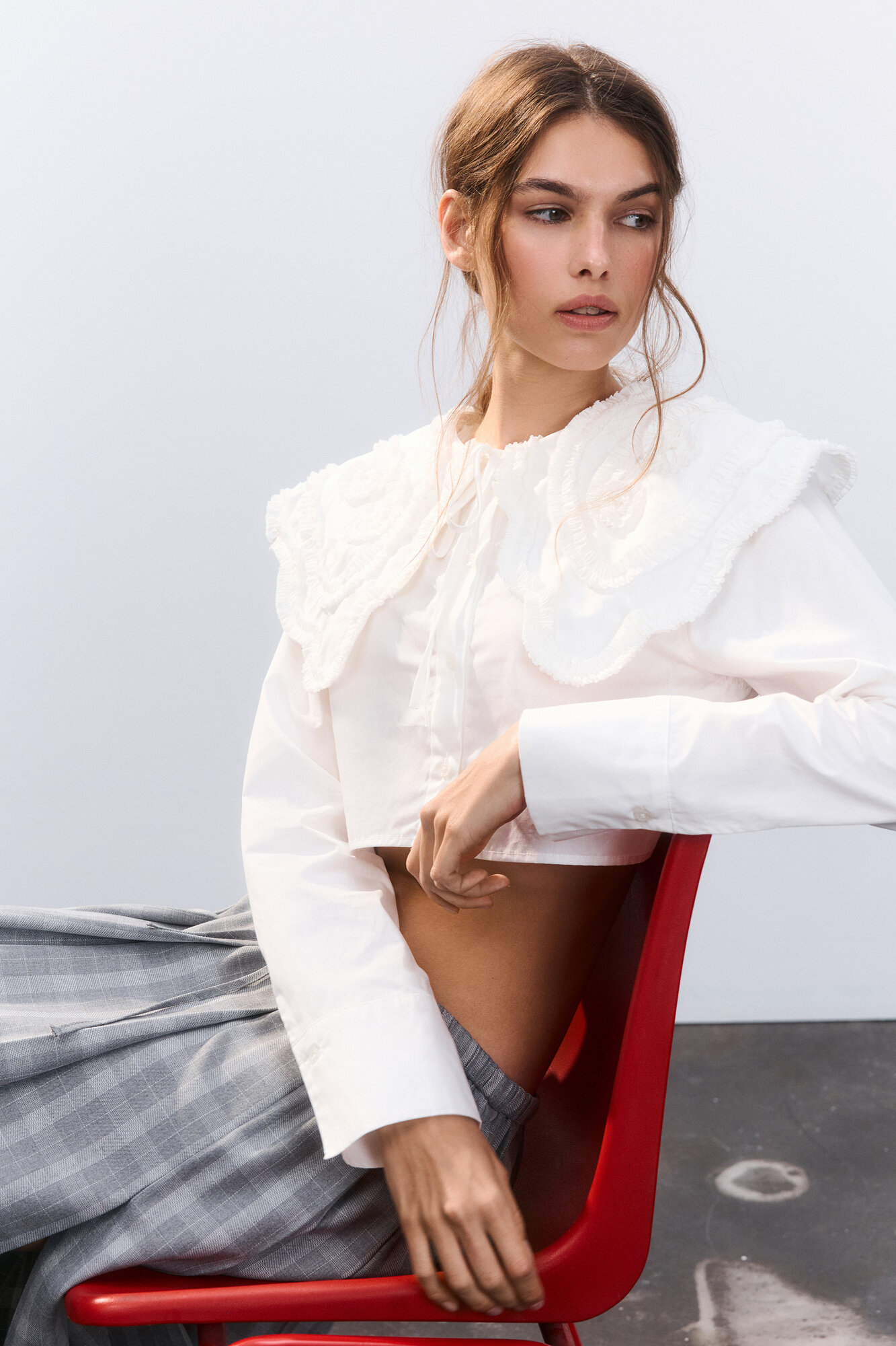 Блуза Befree Young Casual, размер L/XL, белый