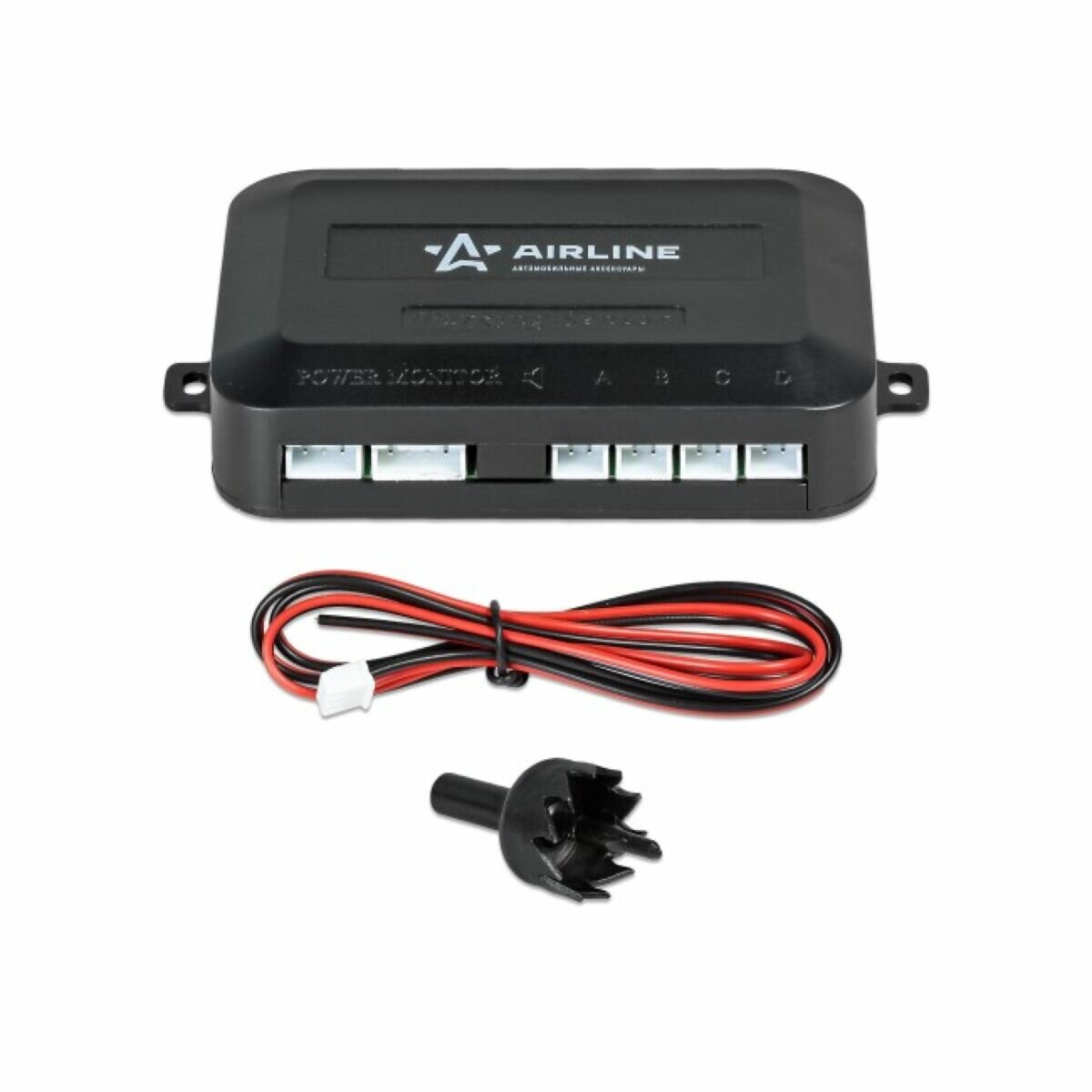 Парктроник На 4 Датчика (Черные) Звуковой Зуммер (Aeaw002)(Airline Aeaw002)