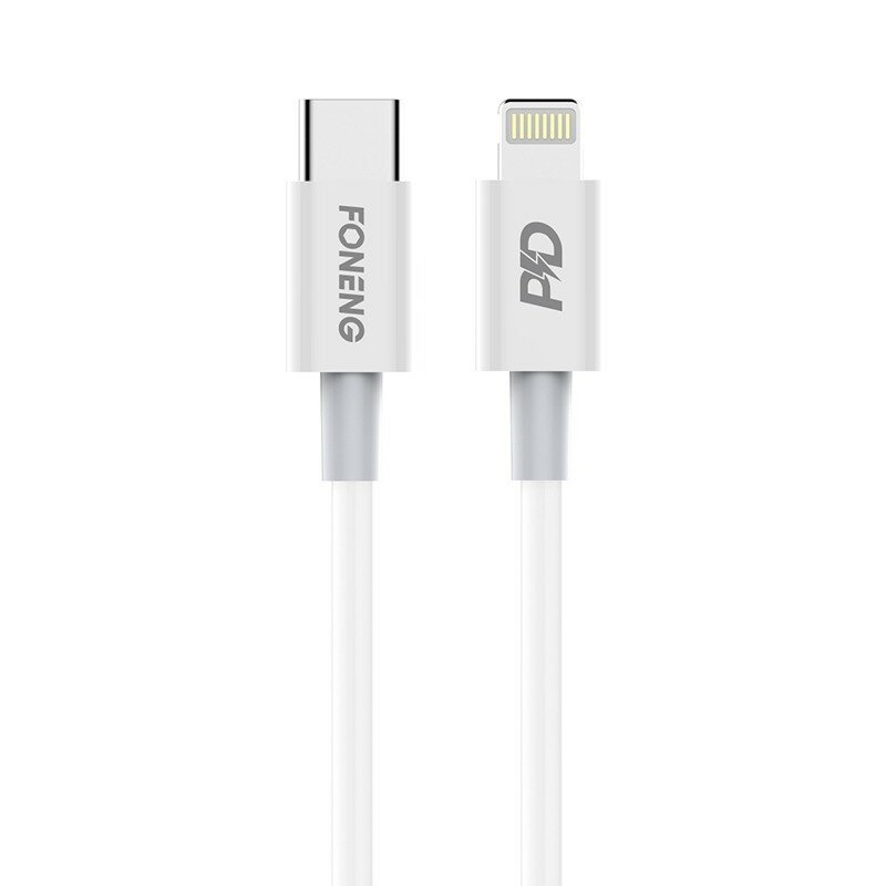 Кабель Type-C to Lightning Foneng X31 1M, PD27W (White)