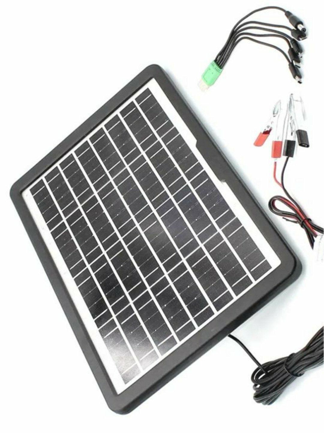 Солнечная панель 15 ватт, 16 вольт. Легко устанавливать. Не требует дополнительного оборудования — фото 1