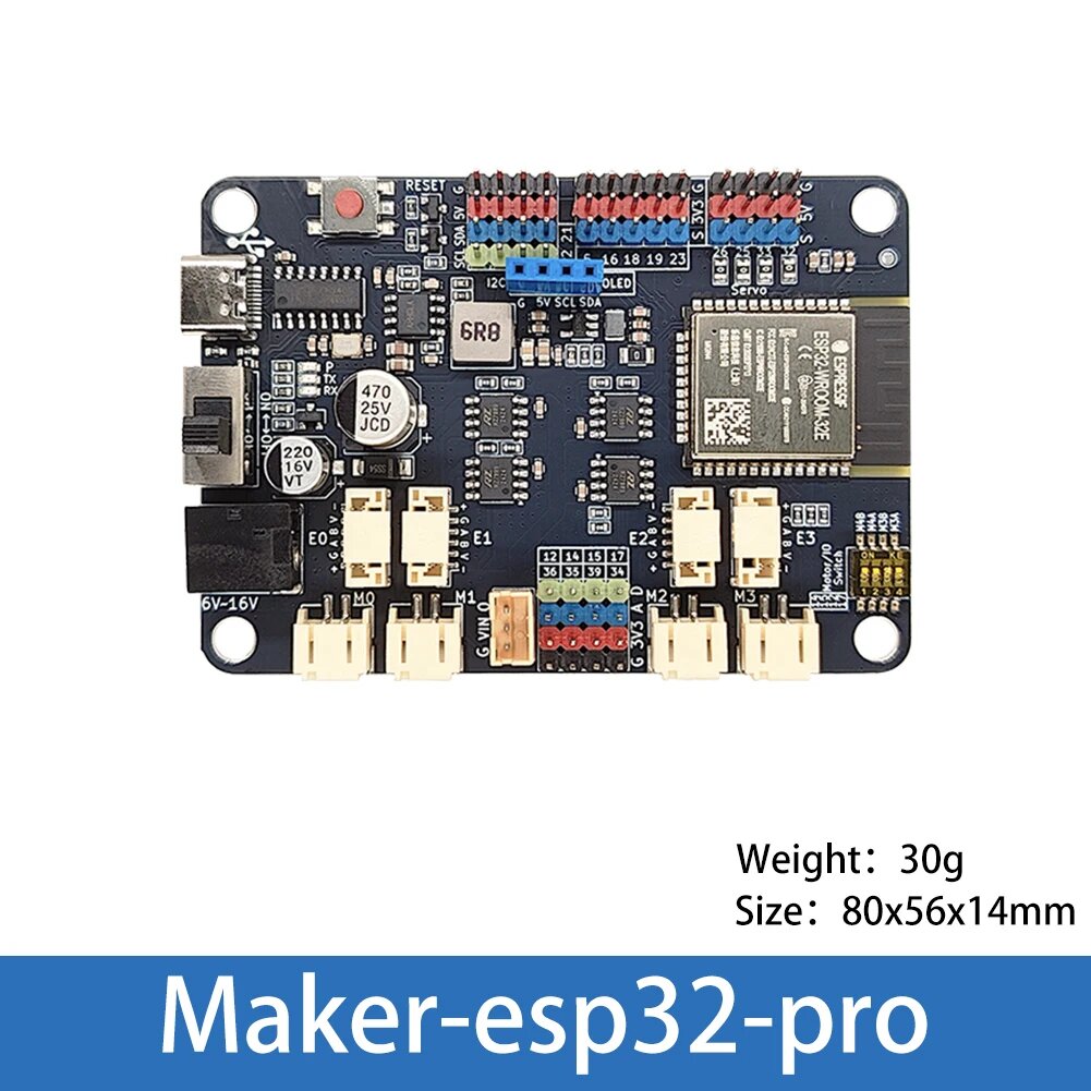 Плата разработки Esp32, материнская плата, 2,4 г, беспроводной Wi-Fi + Bluetooth, двухъядерный процессор 2 в 1, плата драйвера двигателя для Интернета вещей, A