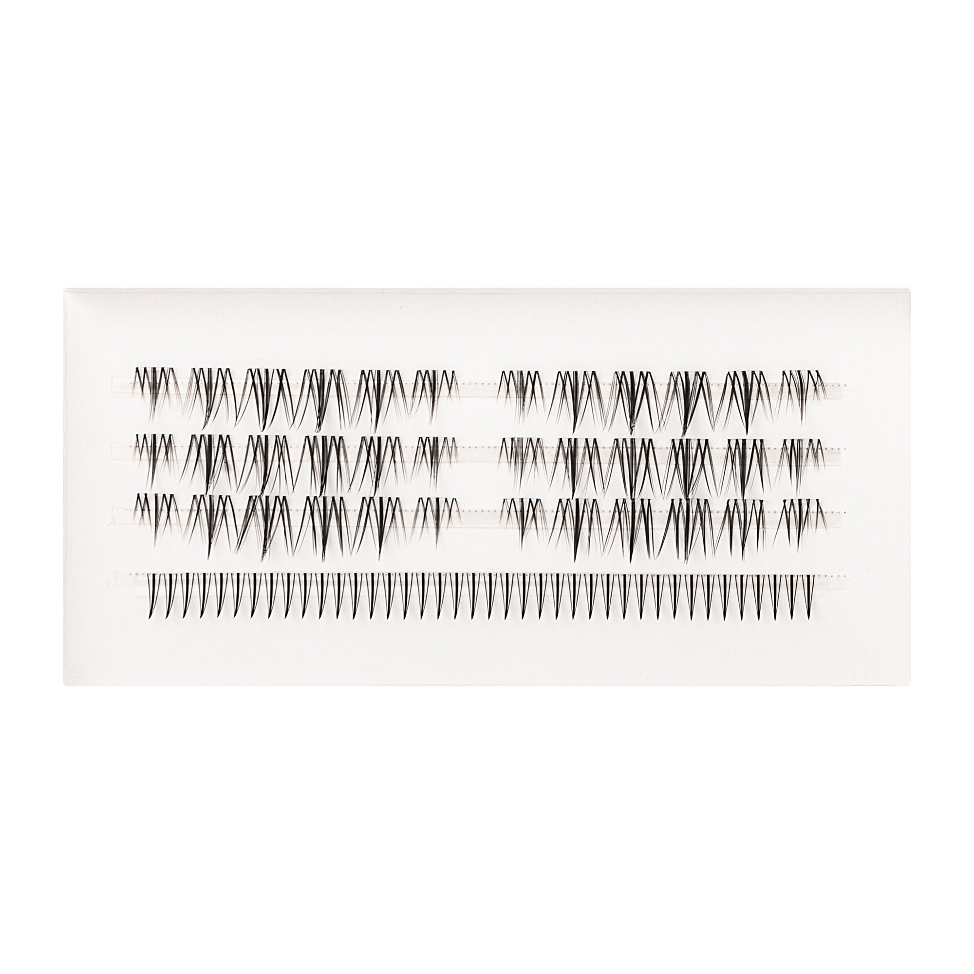 Набор накладных ресниц Stellary Skin Studio, пучковый эффект — фото 1