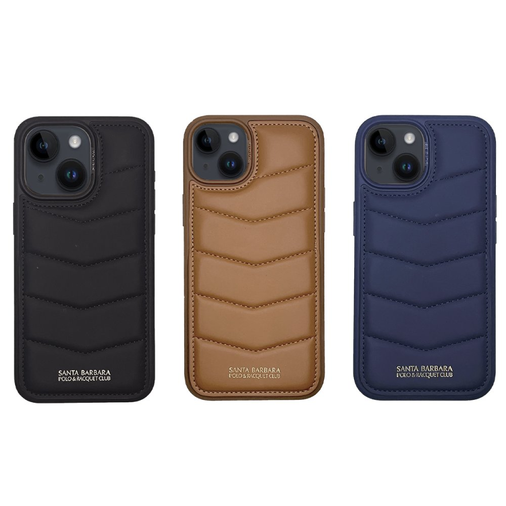 Чехол Santa Barbara Polo, для iPhone 15 Pro, защита, PU-кожа, элитный, классический дизайн — фото 1