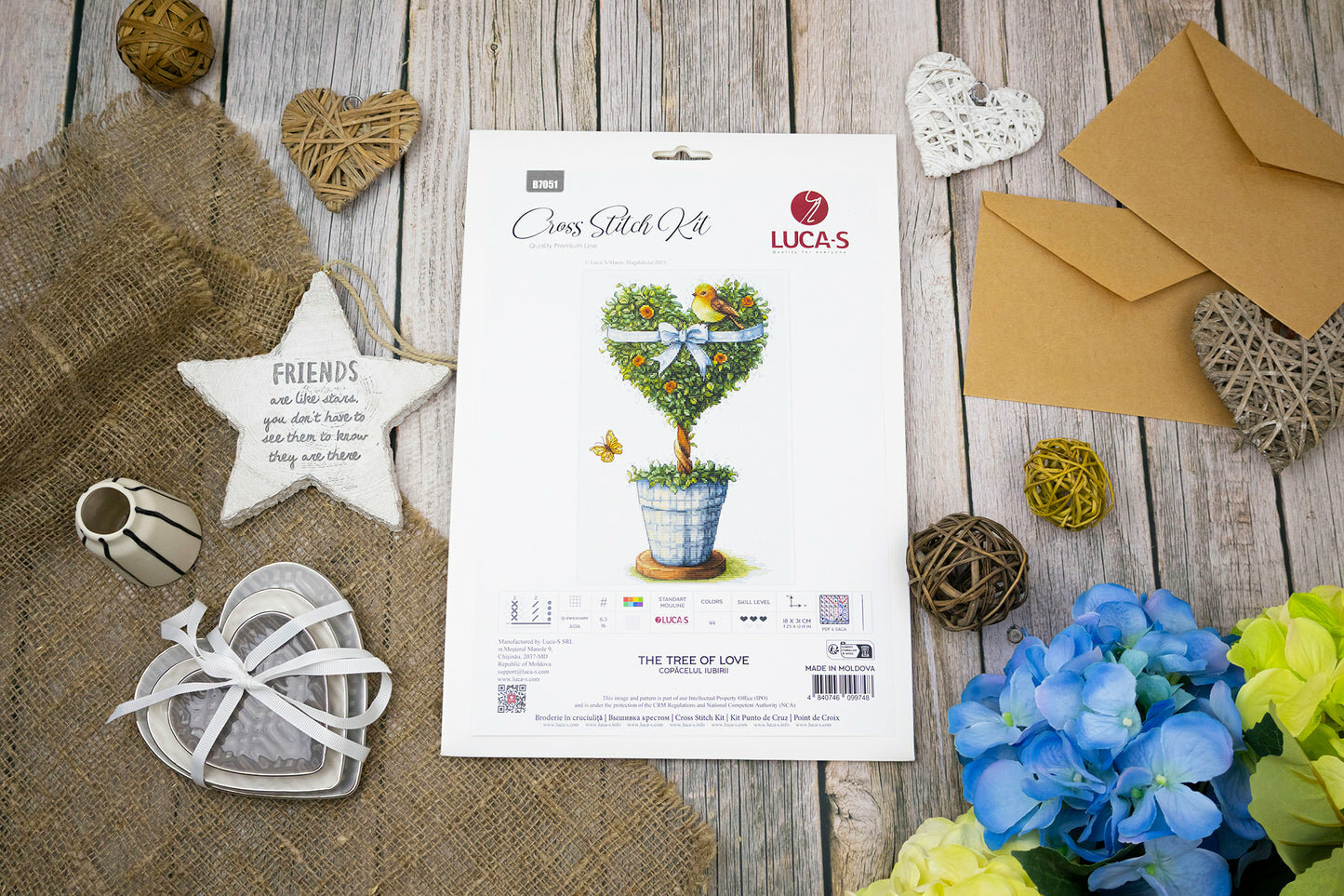 Набор для вышивания крестом Luca-S B7051 Дерево любви — фото 1