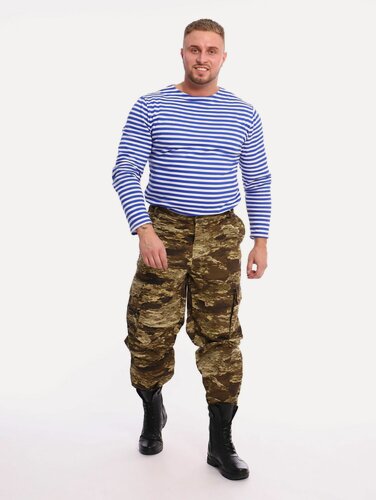 Изображение товара Брюки тактические мужские, камуфляж, рабочие, ткань рип-стоп, защита З, Ми, летние