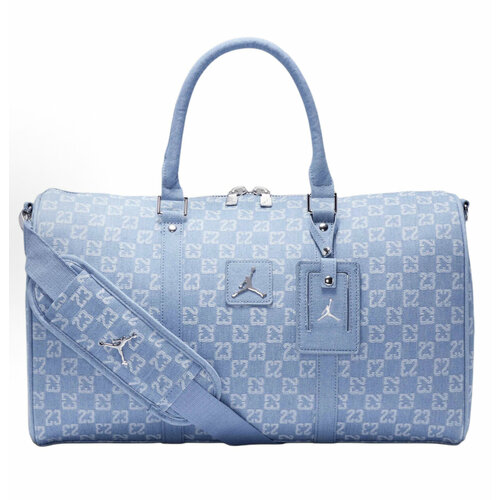 Сумка спортивная Jordan 25 л 20х27х47 см ручная кладь серебристый 24499₽