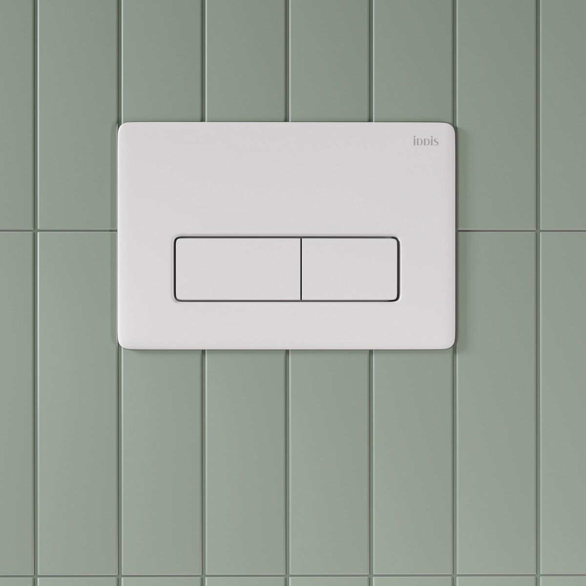 Кнопка для инсталляции IDDIS Profix Air PRA10W0i77 пневматическая глянцевый белый двухуровневый ABS-пластик