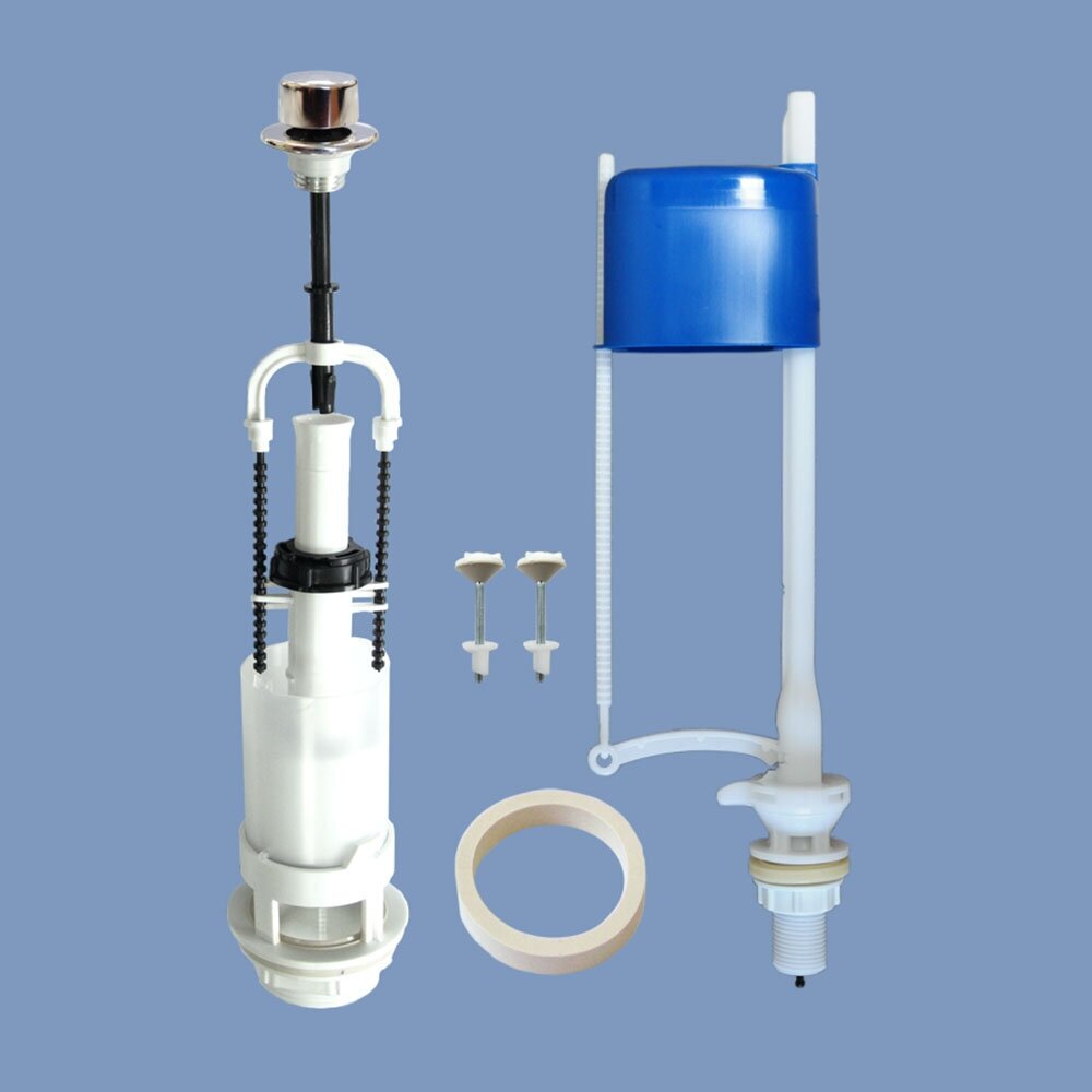 Арматура Уклад А110.57.14.3 нижняя подводка белая хром однорежимная регулировка по высоте