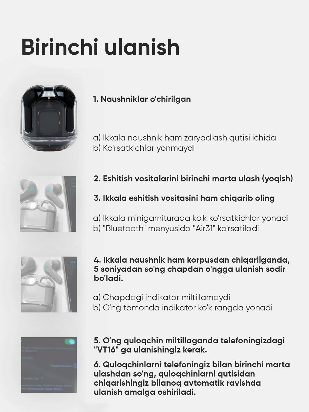 Наушники беспроводные истема шумоподавления (Noise Cancellation) Быстрая зарядка и длительное время автономной работыС — фото 1