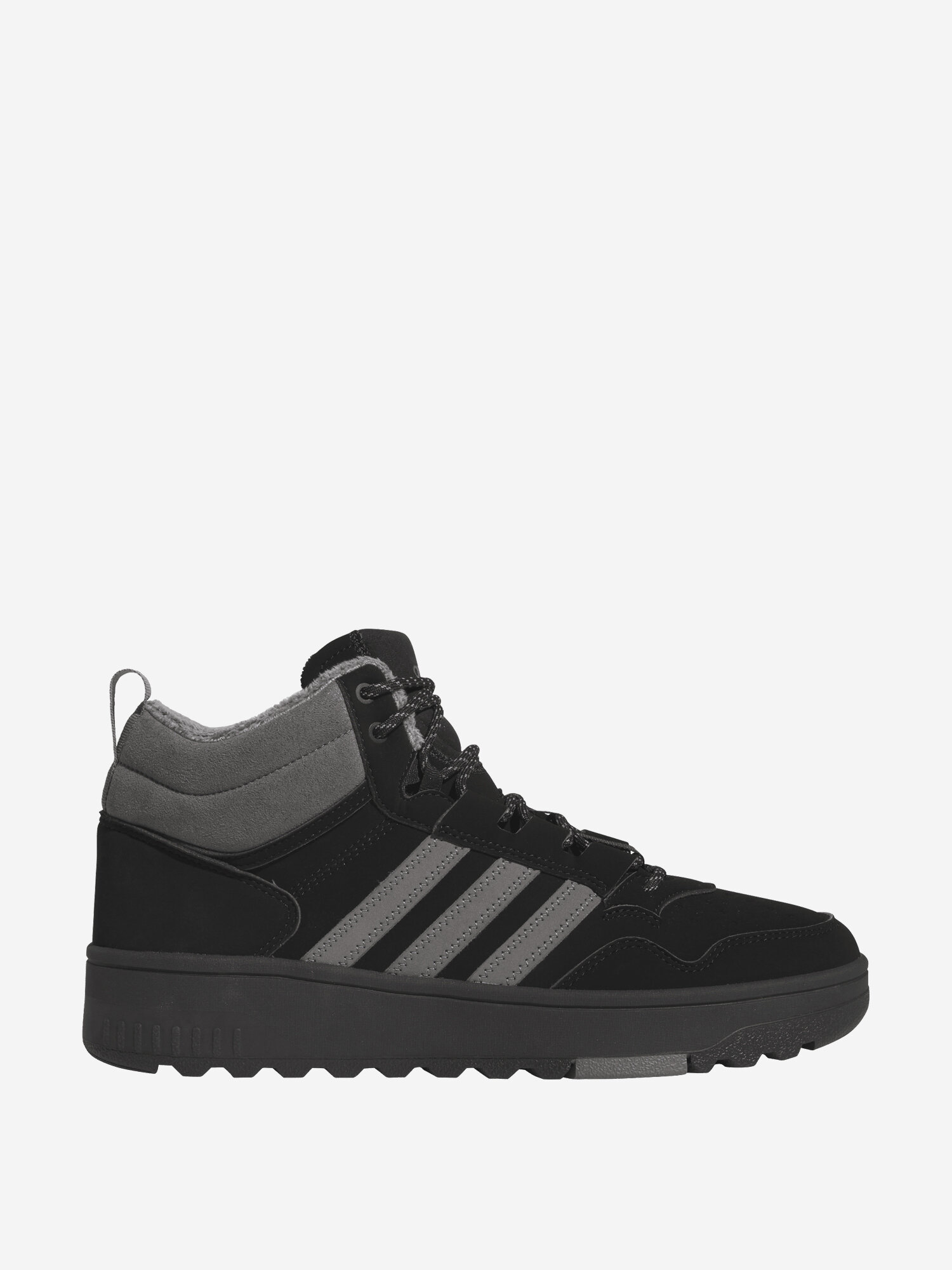 Кеды adidas повседневные, размер 7, черный/серый