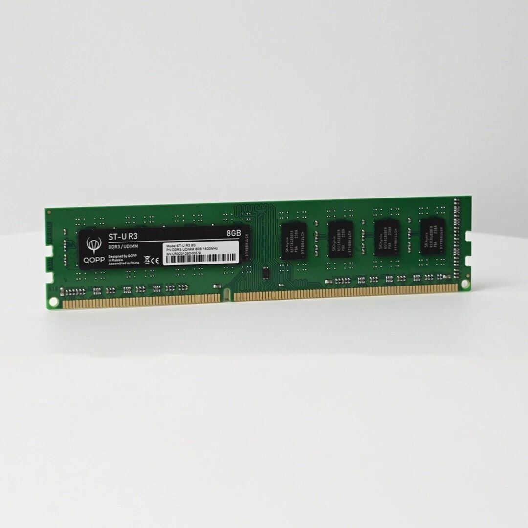 Оперативная память QOPP 8GB DDR3 DIMM 1600Mhz, для компьютера, 8ГБ — фото 1