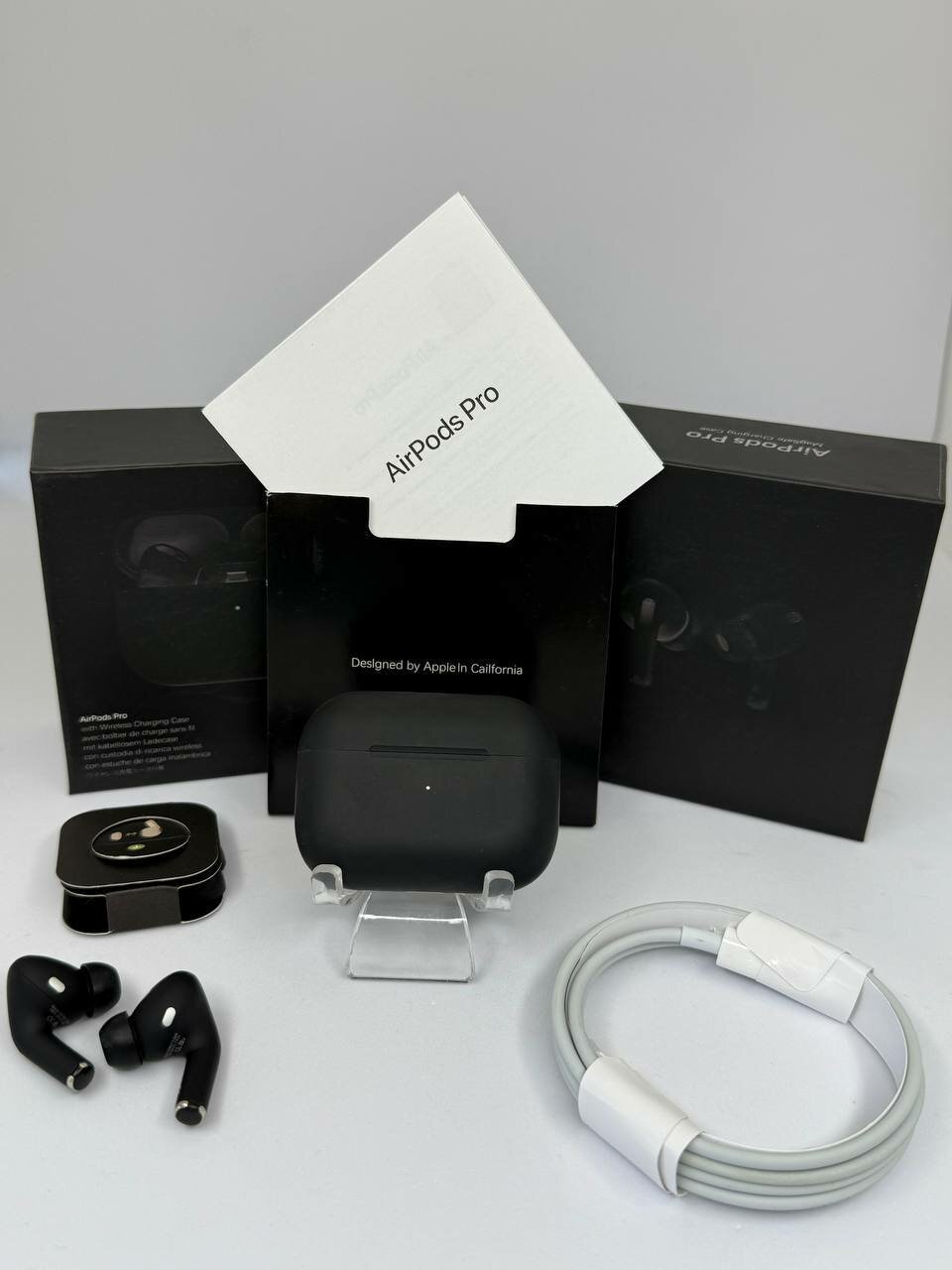 Беспроводные наушники AirPods Pro, шумоподавление, съемный микрофон