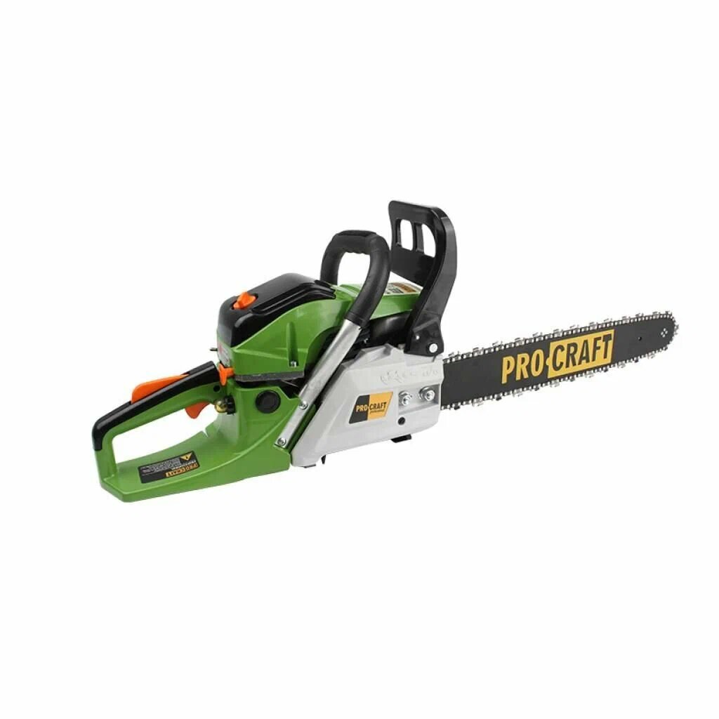 Бензопила цепная ProCraft GS-52T, 52 см³, мощность 3,5 кВт/ 4.7 л. с, шина 40 см