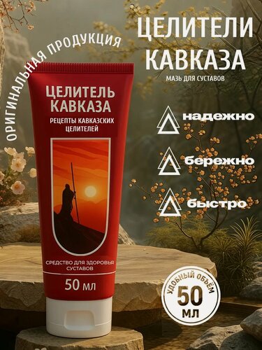 Изображение товара Мазь "Целители Кавказа", для мышц и суставов, противовоспалительная, 50 мл