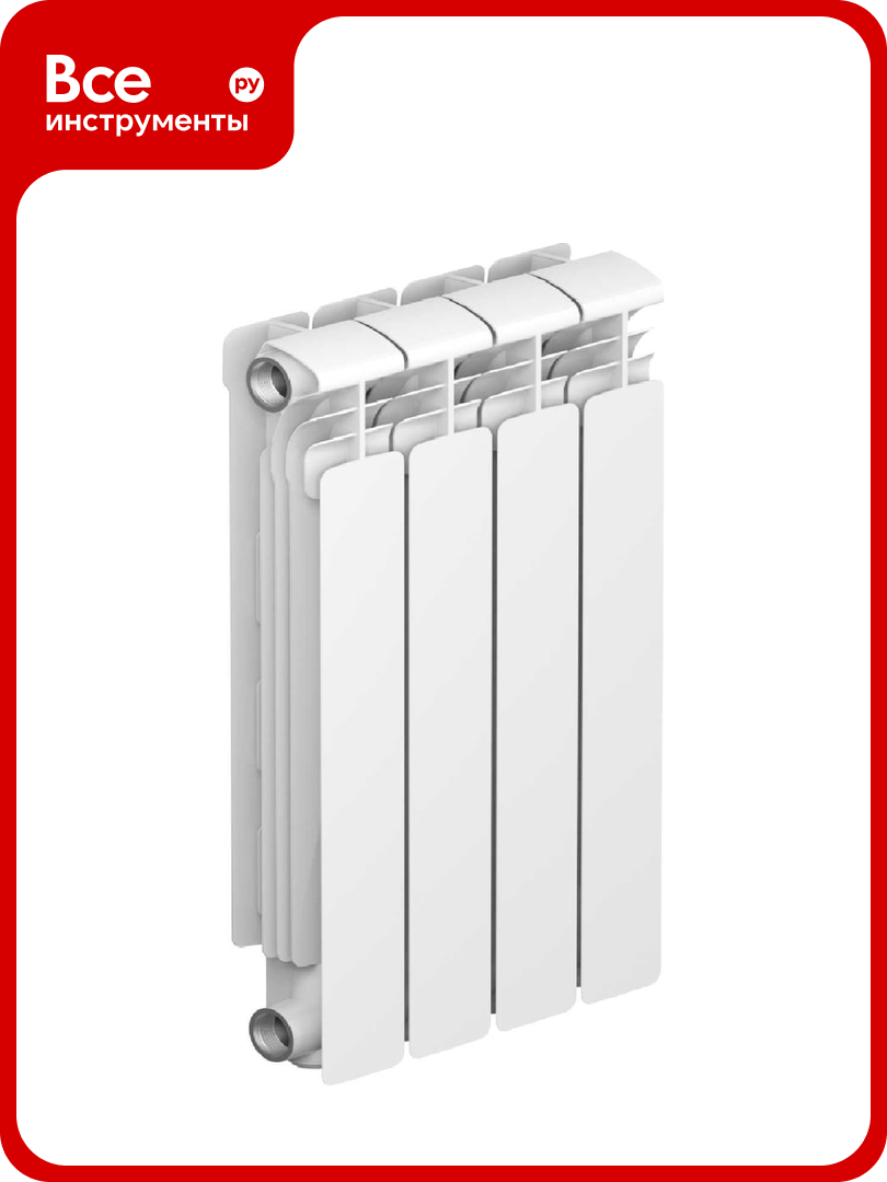 Алюминиевый радиатор RIFAR Alum 500 4 сек. бок. R-AL-500-04
