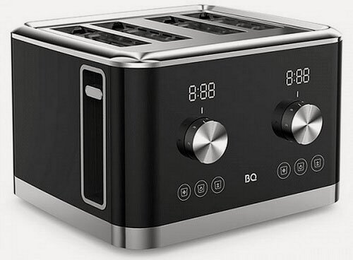 Изображение товара Тостер BQ T4000, cтальной/черный