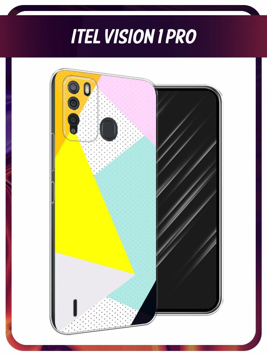 Чехол на Itel Vision 1 Pro / Ител Визион 1 Про с принтом Геометрия 22