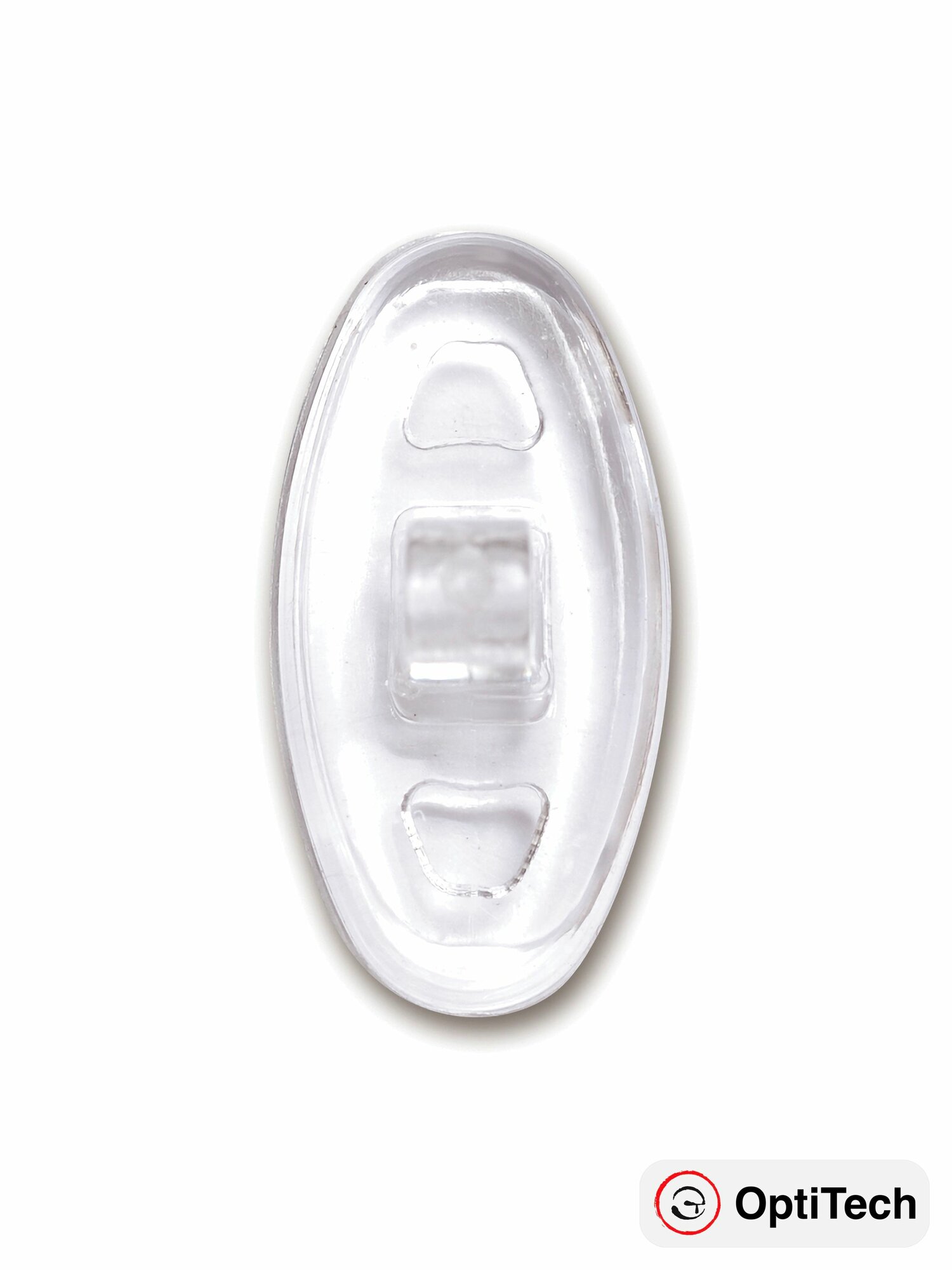 Силиконовые носоупоры для очков, c пластиковой вставкой, носовые подушечки под винт, 13 мм, 2 пары