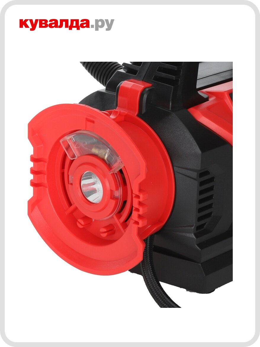 Компрессор аккумуляторный P.I.T. , 20В+12В, 9 л/мин, регулятор давления, 0-11бар/160pci/1100кПа - фото №10