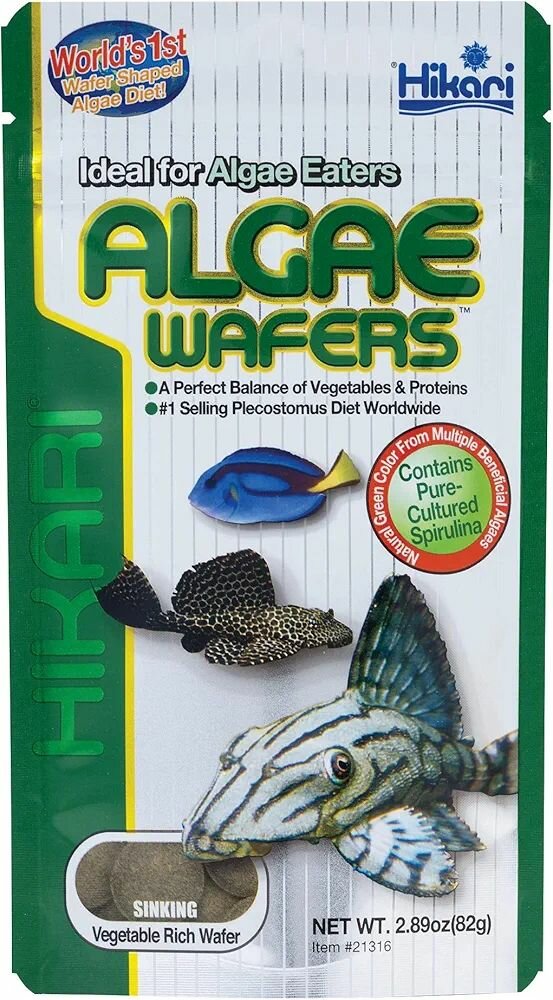 Корм для донных рыб Hikari ALGAE WAFERS, 82г