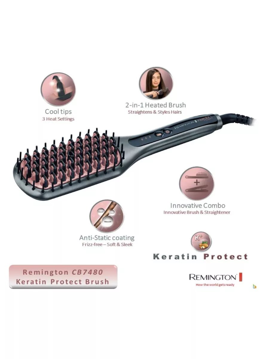 Фен расческа для волос CB7480 — фото 1