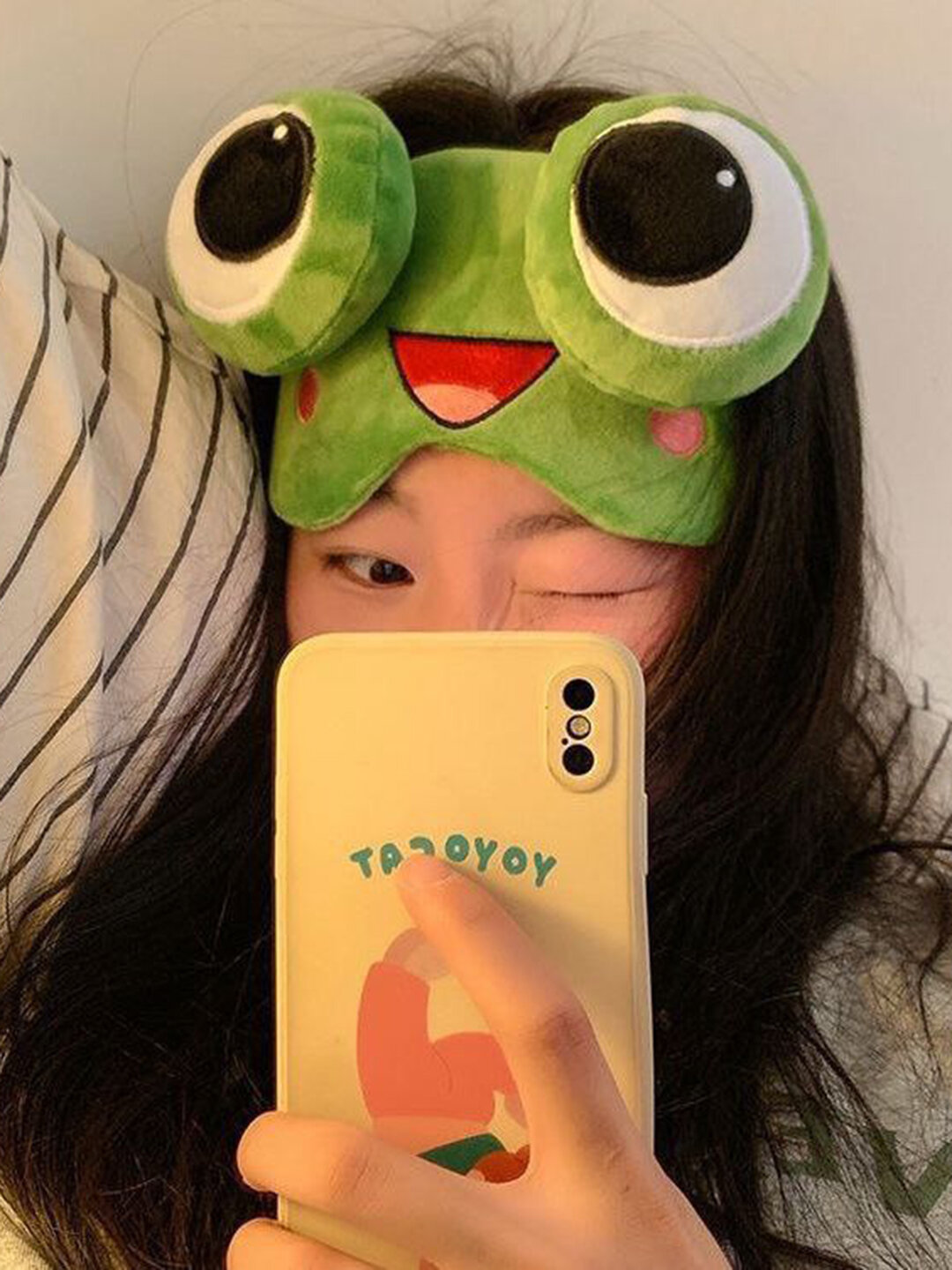 Маска для сна XITONG, зеленый, — фото 1