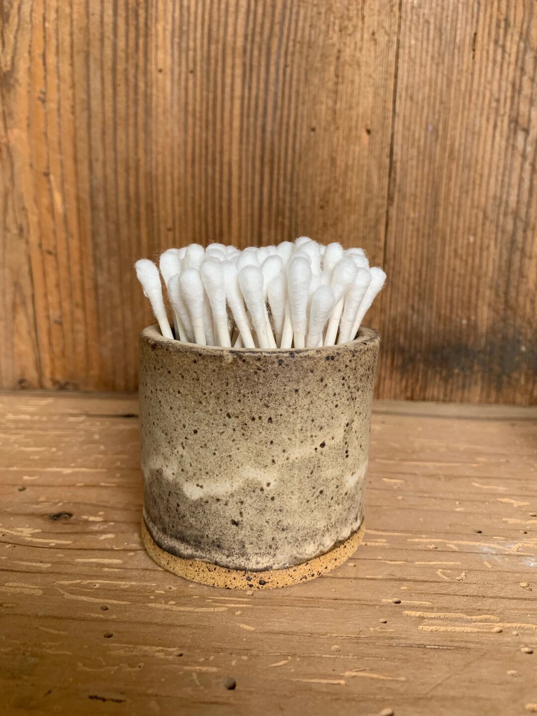 Ватные палочки с бамбуковой палочкой, в прозрачном контейнере, экологичные, для гигиены и косметики 100 штук