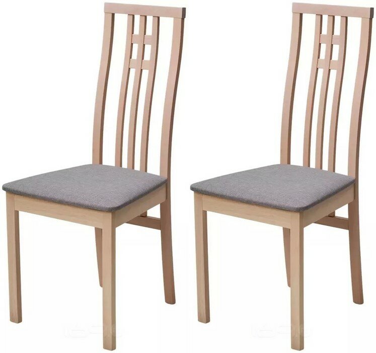 Стул СB-2482YBH MILKY WHITE молочный дуб/ CAMEL (комплект 2 шт)