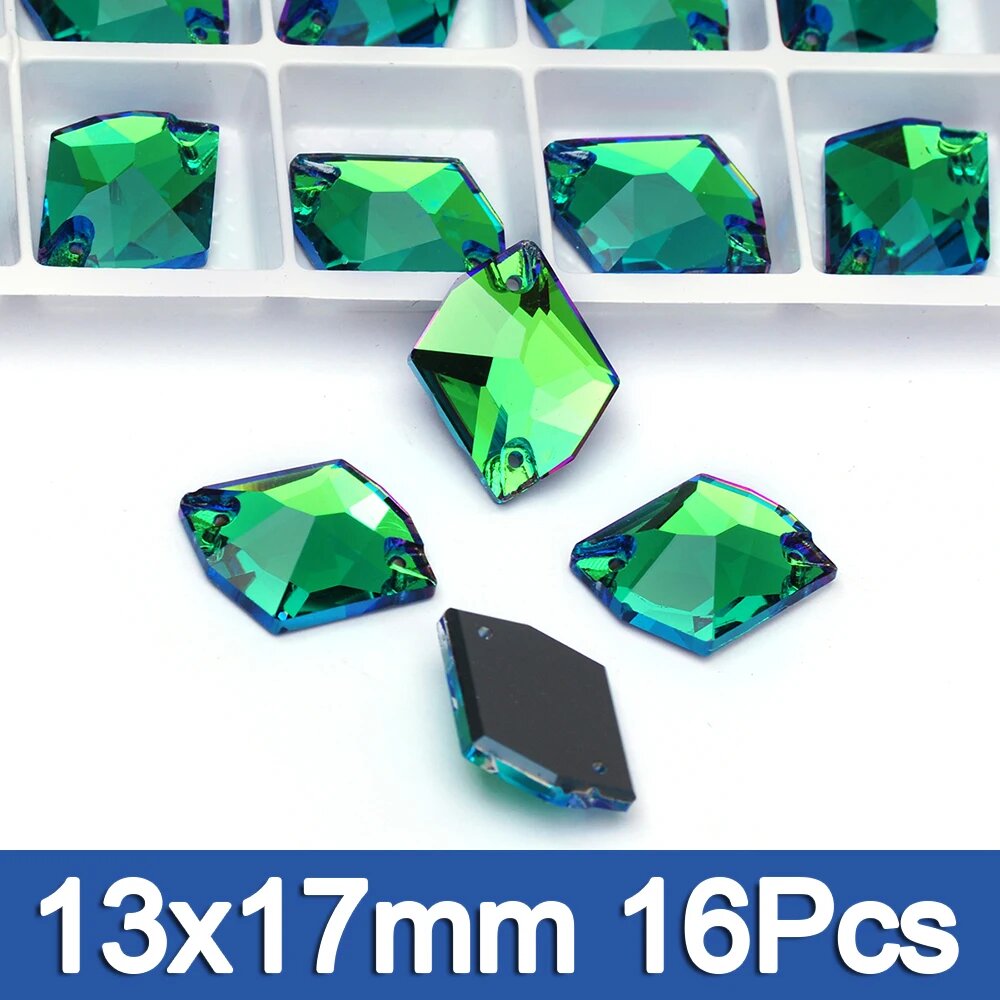 PUBRILEX Sphinx зелёные стразы для пошива