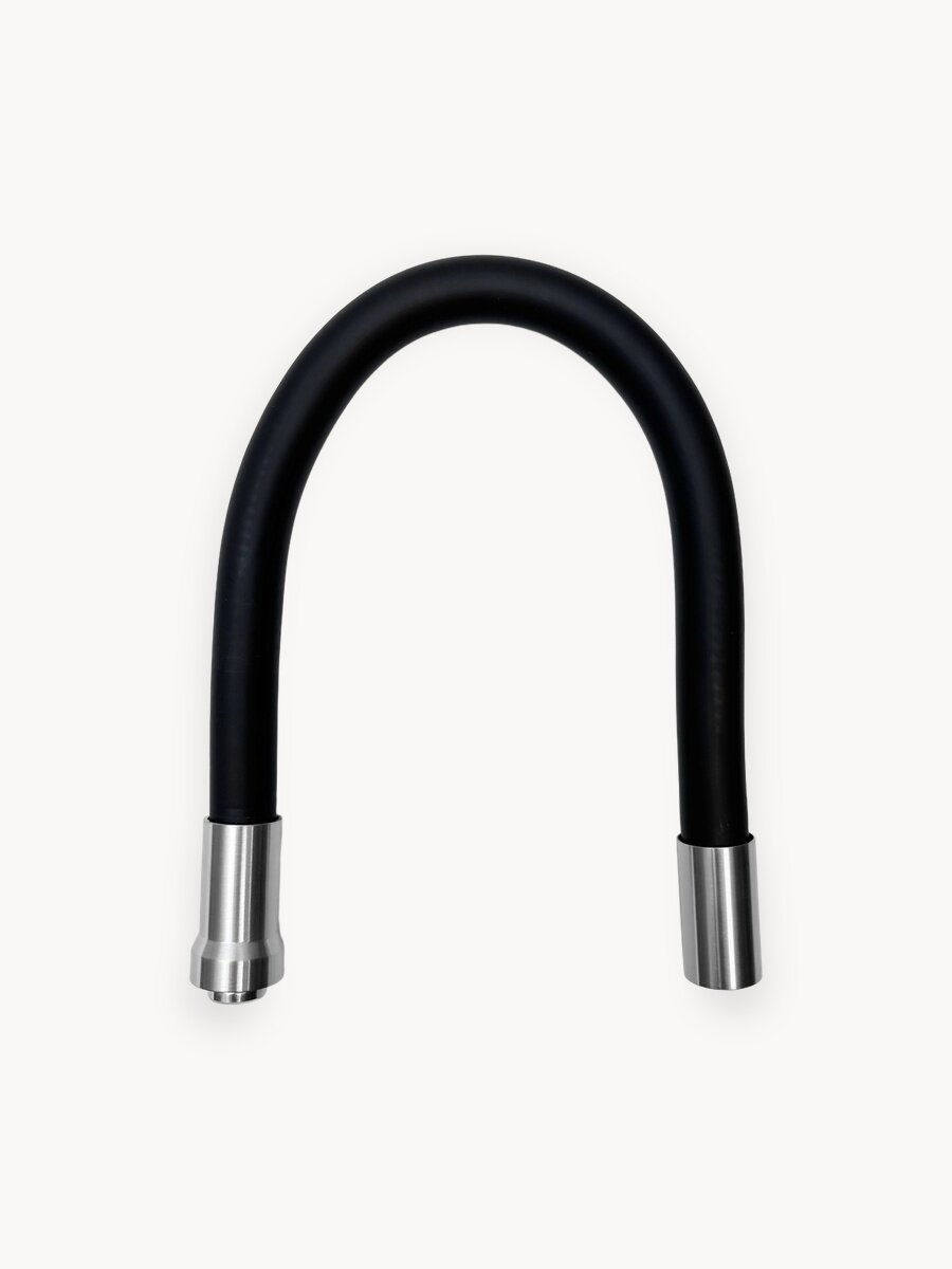 Гибкий излив ESKO для кухонного смесителя, черный/сатин, арт. EH401BS