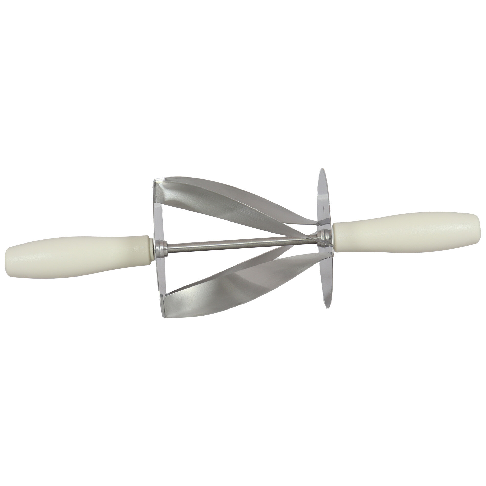 Нож роллер для круассанов и рогаликов, 18х14 см, нерж. сталь, Paderno.