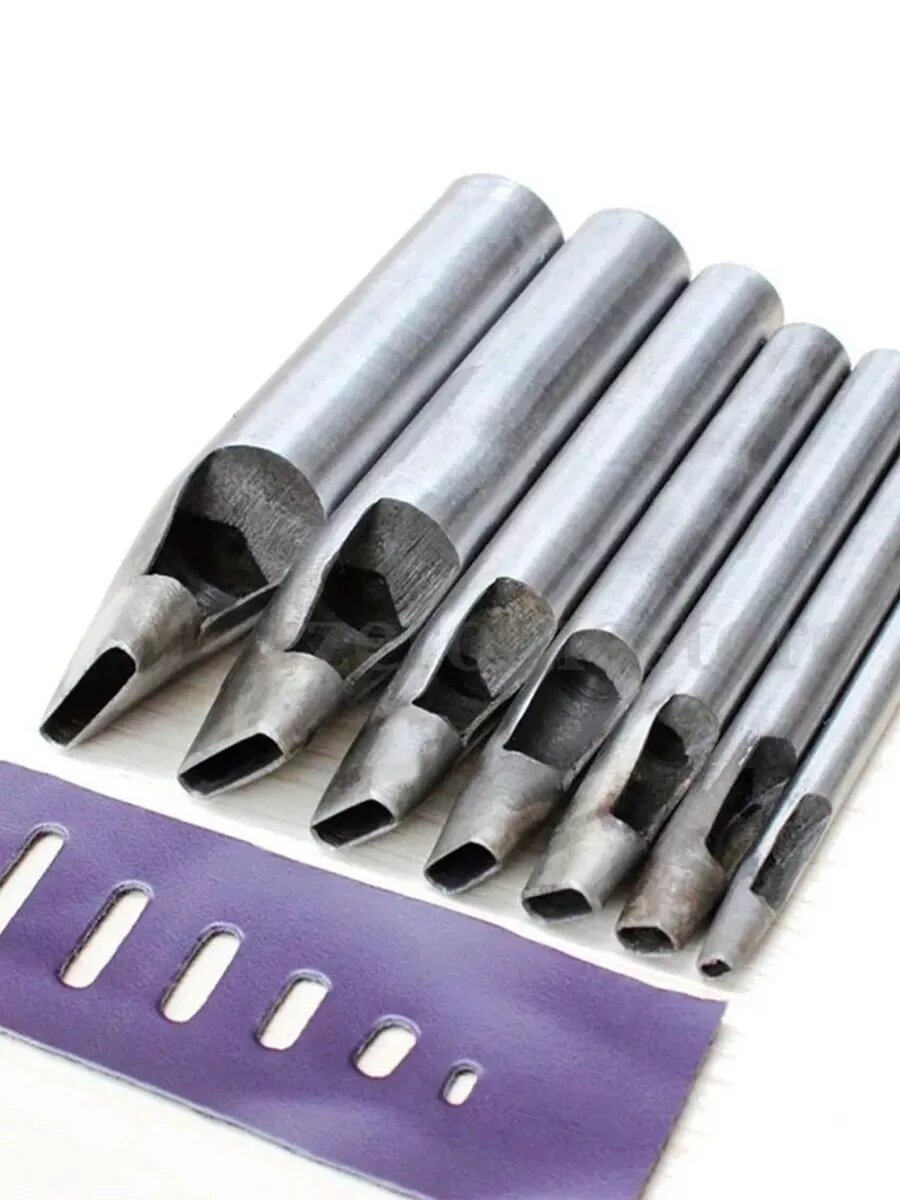 Пробойник для кожи щелевидный 6х4 мм — фото 1